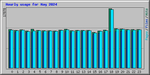 Hourly usage for May 2024